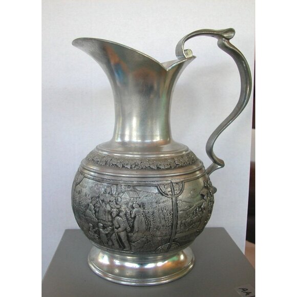 Antique Artina SKS Zinn Pewter Pitcher - Picture 1 of 15